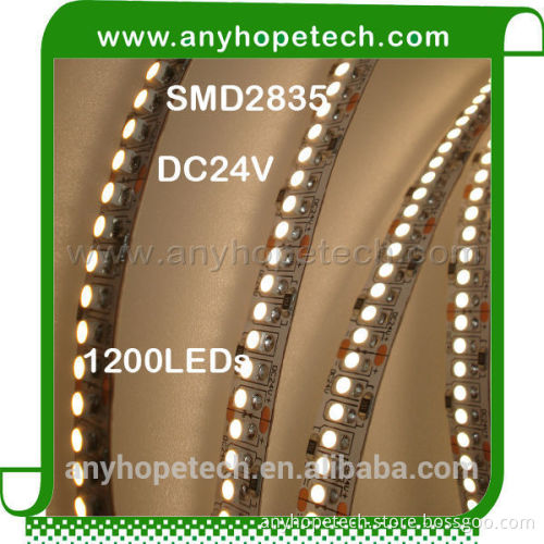 Hot Selling SMD2835 1200LEDs warm white high power flexible led strips